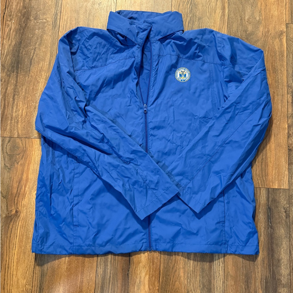 United States Coast Guard Academy Blue windbreaker- XL